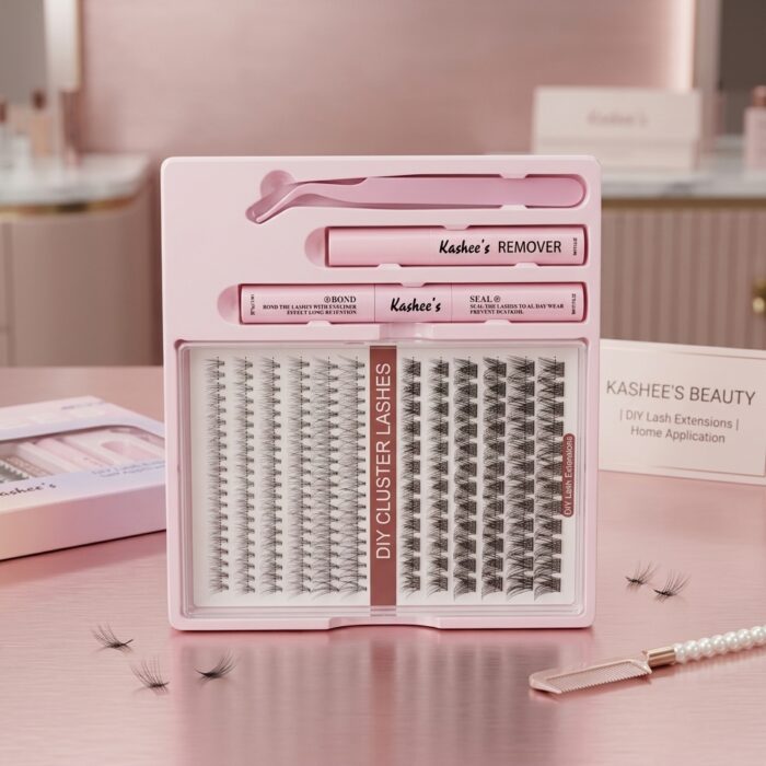 Kashee’s Permanent Eyelash Extension Set – Professional Long Lasting Volume Lash Kit for Dramatic Eye Makeup - Image 14