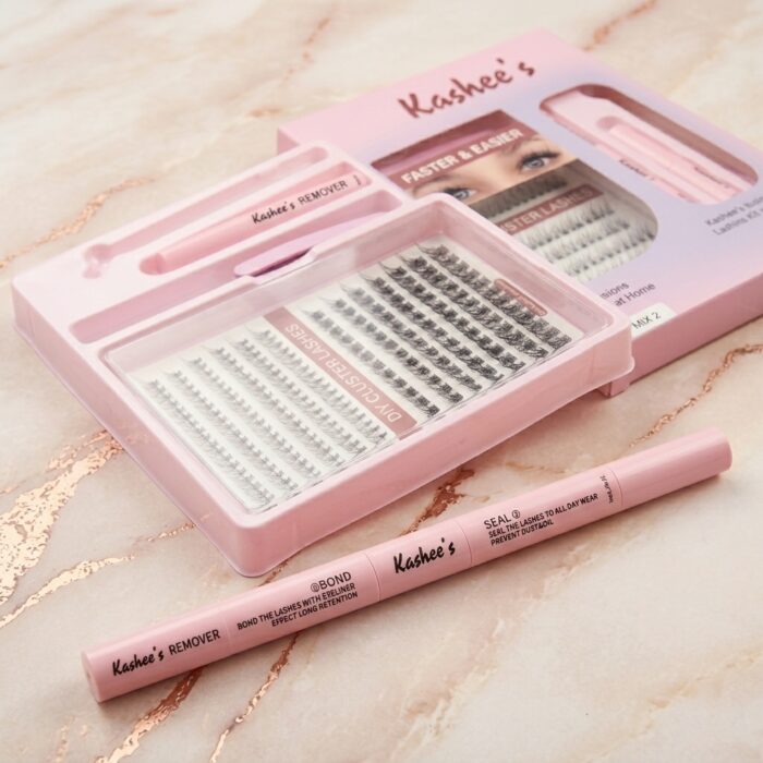Kashee’s Permanent Eyelash Extension Set – Professional Long Lasting Volume Lash Kit for Dramatic Eye Makeup - Image 20