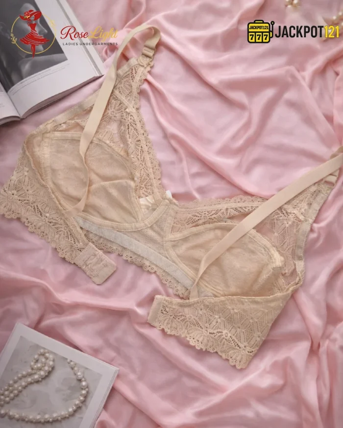Lace Non-Padded Non-Wired Bra - Image 5
