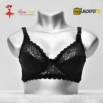 Lace Trim Non Padded Jersey Bra