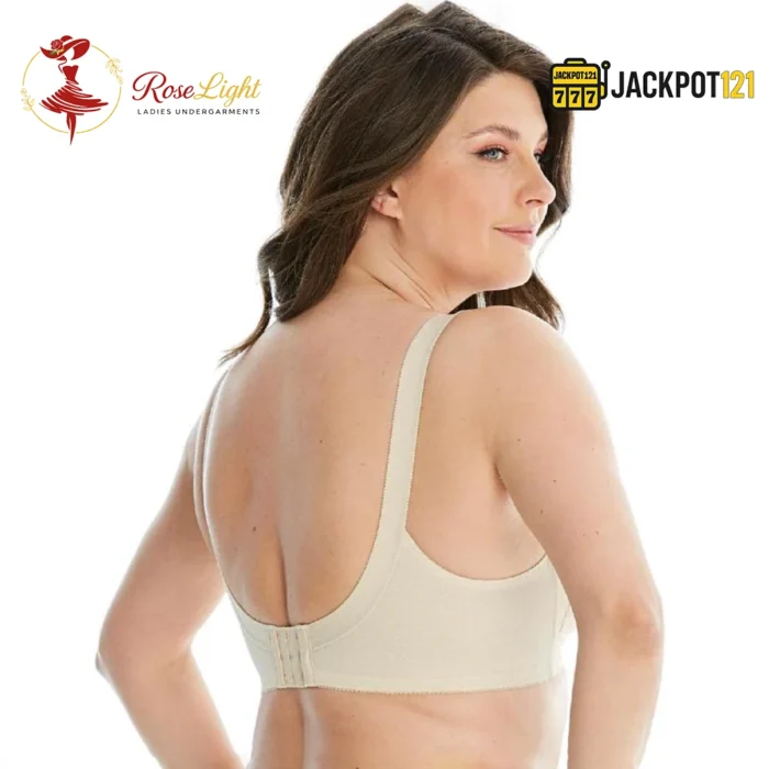 Ladies Full Coverage Comfortable Cotton Non-Padded Bra - Image 2