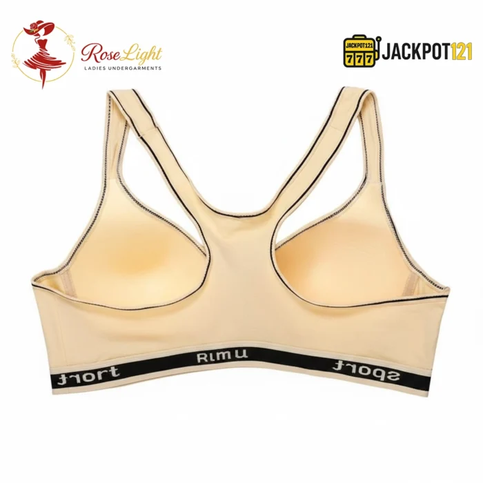 Ladies Seamless Wireless Sports Bra for Workout - Image 2