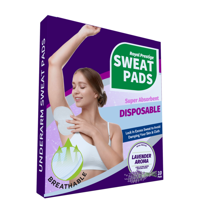 Lavender Underarm Sweat Pads – Premium Absorbent Dress Shields & Armpit Guards (12 Pads) By Royal Prestige - Image 5