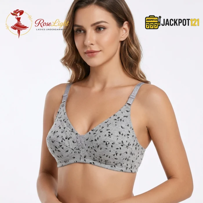 Lightweight Non-Padded Seamless Cotton Bra - Image 3