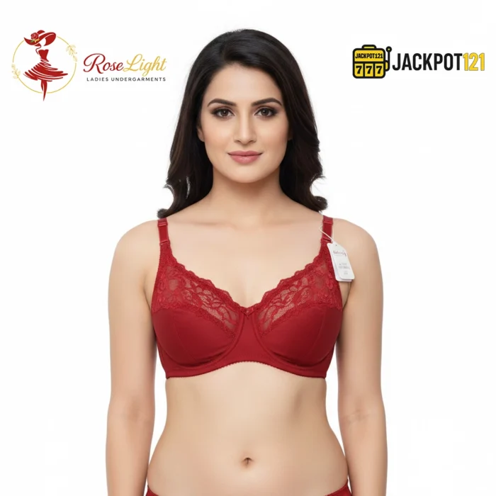 Soft Nylon Lace Underwire Bra - Image 6