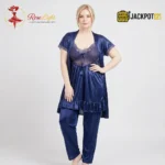 Gentle Touch Satin Silk Pajama Set – Premium Soft Luxury Sleepwear - Image 6