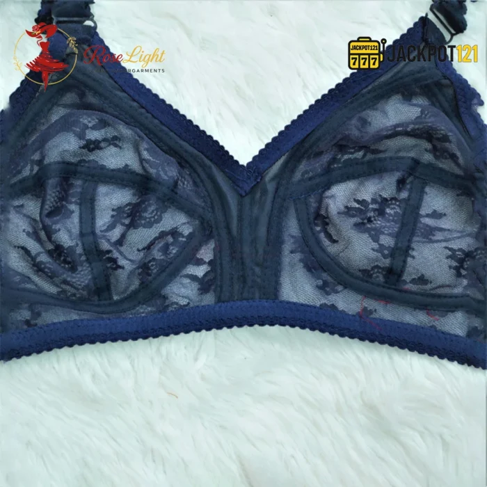 Net See through Non Wired Bra - Image 6