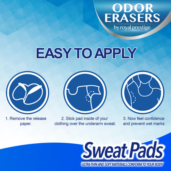 Odor Erasers Cologne Scented Underarm Sweat Pads – Sweat Protection for Men (12 Pads Set) - Image 5
