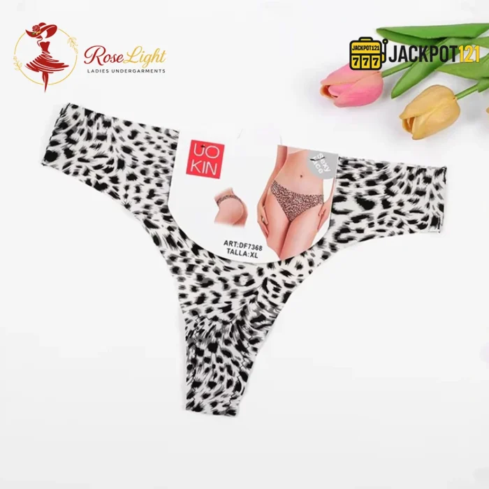 Pack of 2 Cheeta Printed Thong Panties - Image 2