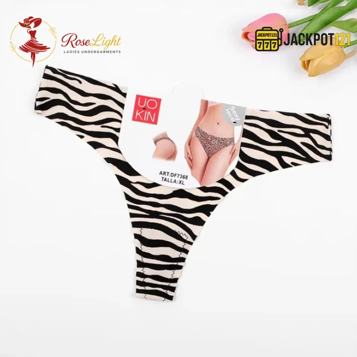 Pack of 2 Cheeta Printed Thong Panties - Image 3