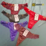 Pack of 2 Erotic Leather G-String Panties