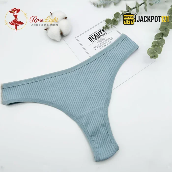 Pack of 2 Jersy Cotton Essential Thongs - Image 3