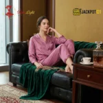 Satin Silk Pajamas Set V-Neck Notched Collar – Luxury Women’s Sleepwear - Image 18