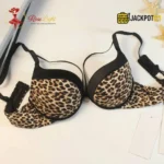 Push Up Leopard Printed Padded Bra - Image 4