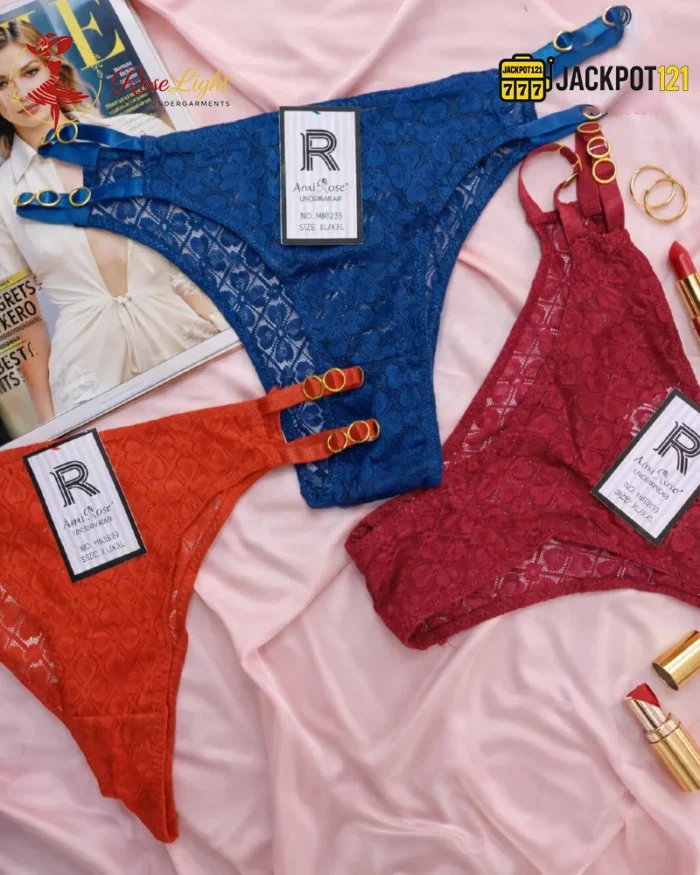 Ring Lace Thong Panties - Image 2