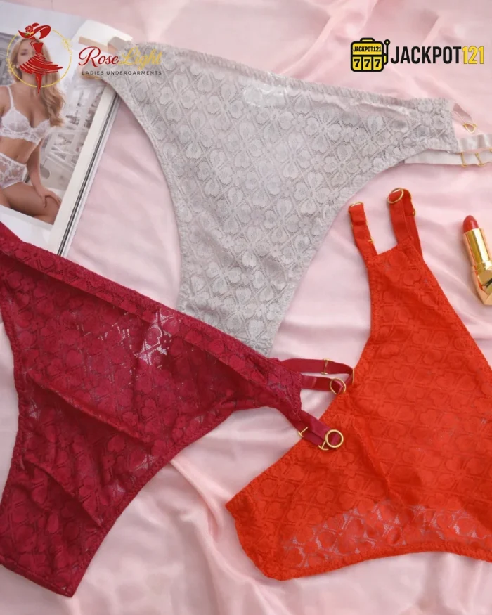 Ring Lace Thong Panties - Image 4
