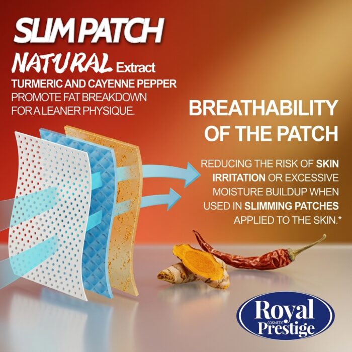 Royal Prestige Yellow Slim Patch – Herbal Slimming & Detox Body Patch (30 Patches) - Image 2