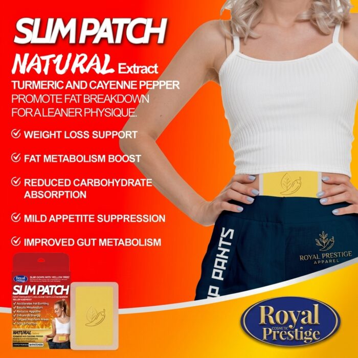 Royal Prestige Yellow Slim Patch – Herbal Slimming & Detox Body Patch (30 Patches) - Image 5