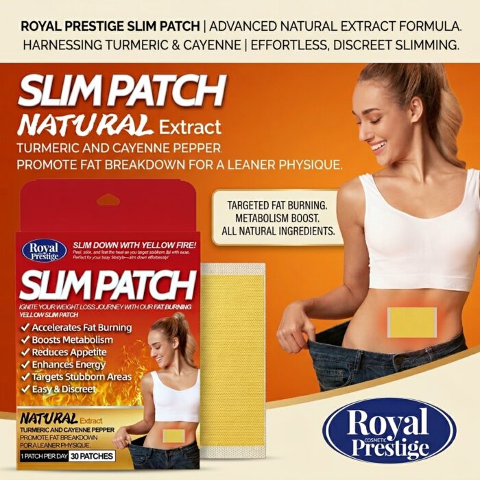 Royal Prestige Yellow Slim Patch – Herbal Slimming & Detox Body Patch (30 Patches) - Image 6