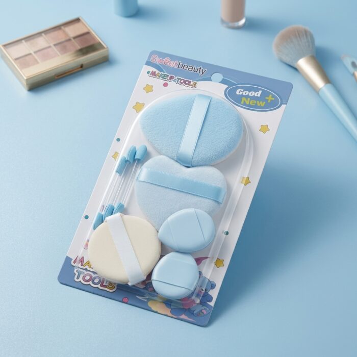 Sweet Beauty 7 Piece Makeup Tools Set – Ultra Soft Cushion Puff Makeup Blender Kit for Flawless Makeup Application - Image 4