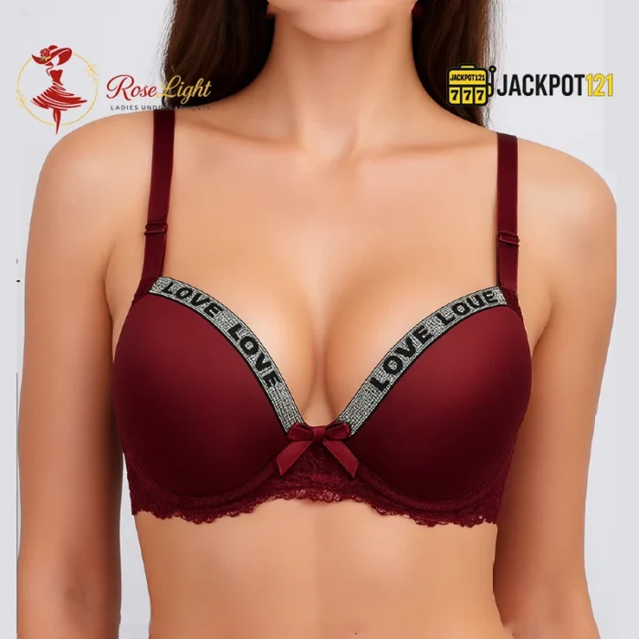 Shimmer LOVE Glam Padded Bra - Image 4