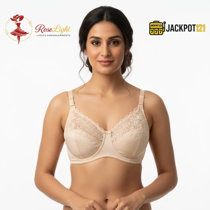 Soft Nylon Lace Underwire Bra - Image 10