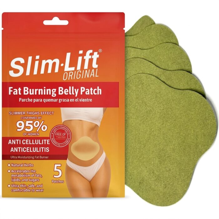 Slim Lift Original Herbal Slimming Patches – Anti-Cellulite Belly Fat Burning Patch (Pack of 5) - Image 7
