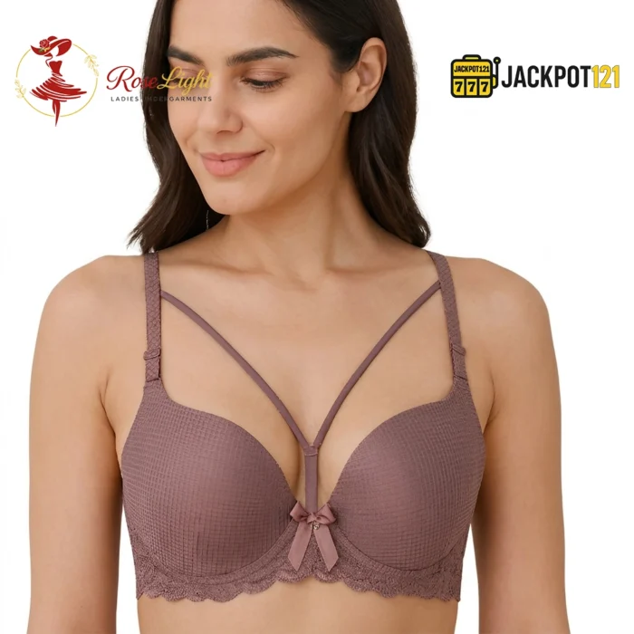 Soft Charm Strappy Push-Up Bra - Image 3