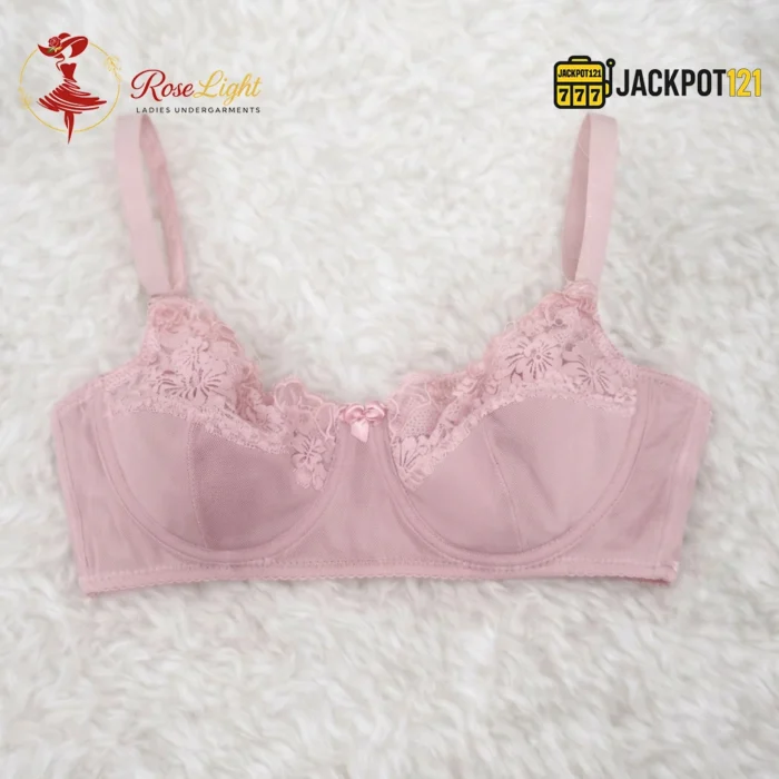Soft Jersy Mesh Underwire Bra - Image 4