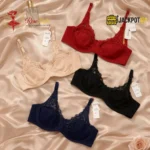 Soft Nylon Lace Underwire Bra