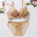 Thin Padded Wired Soft Full Lace Set - Image 5