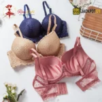 Thin Padded Wired Soft Full Lace Set - Image 9