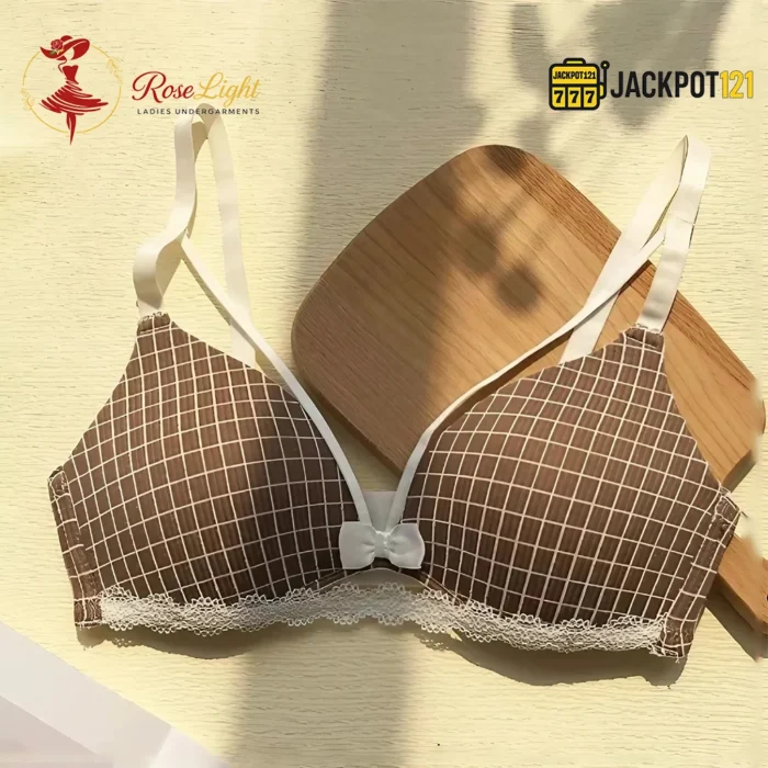 Triangle Cup Thin Padded Non-Wired Bra - Image 6