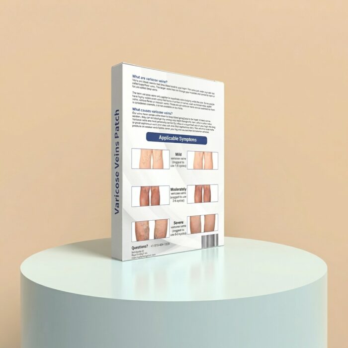 Varicose Vein Care Patch (8 Boxes) – Herbal Leg Support Patch for Circulation & Vein Comfort - Image 3