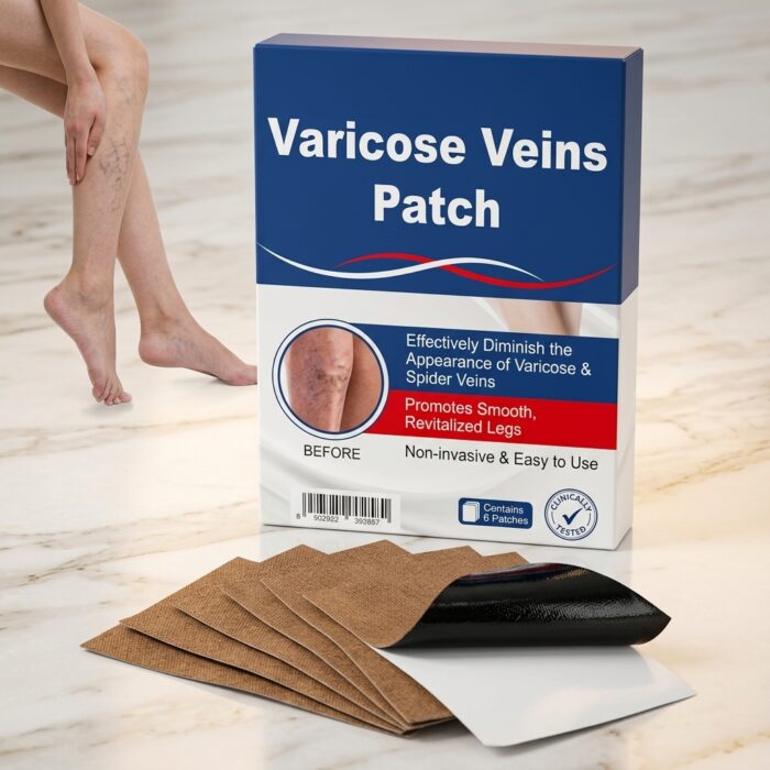 Varicose Vein Care Patch (8 Boxes) – Herbal Leg Support Patch for Circulation & Vein Comfort - Image 6
