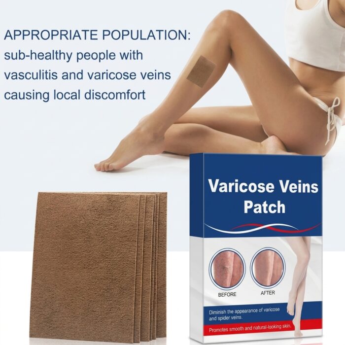 Varicose Vein Care Patch (8 Boxes) – Herbal Leg Support Patch for Circulation & Vein Comfort - Image 8