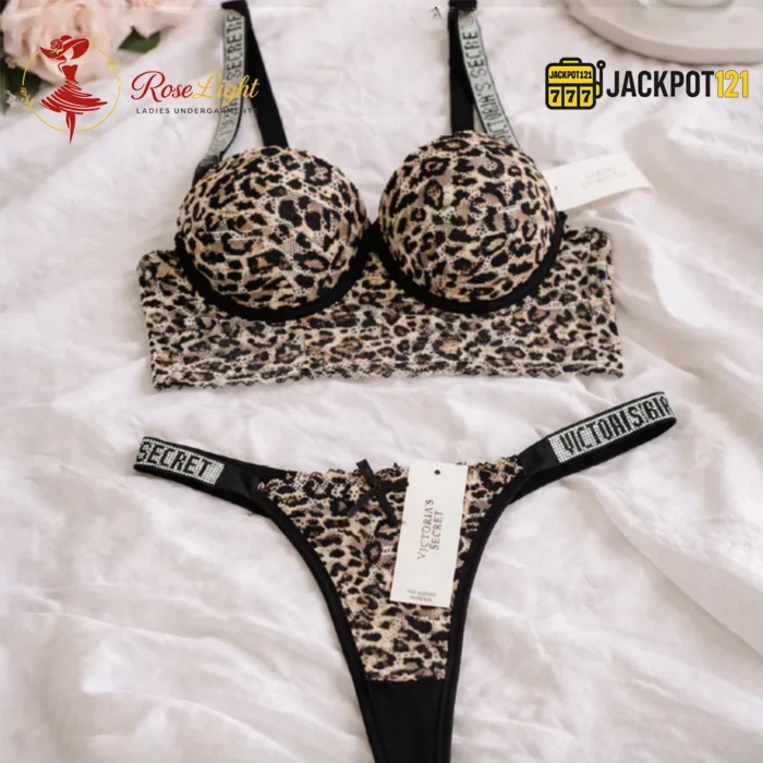 Victoria’s Sexy Comfortable Leopard Print Set - Image 2