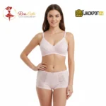 Jersey Cotton Lace Styling Non-Padded Bra - Image 7