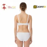 Jersey Cotton Lace Styling Non-Padded Bra - Image 8