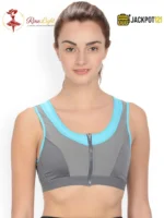 Women’s Yoga Sports Bra – Front Open Zipper