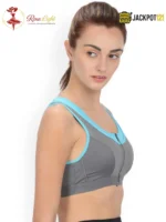 Women’s Yoga Sports Bra – Front Open Zipper - Image 2