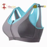 Women’s Yoga Sports Bra – Front Open Zipper - Image 6