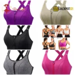 FlexLift Cross Side Support Bra – Breathable Full Coverage Everyday Comfort Bra