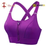 FlexLift Cross Side Support Bra – Breathable Full Coverage Everyday Comfort Bra - Image 2