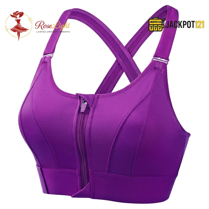 FlexLift Cross Side Support Bra – Breathable Full Coverage Everyday Comfort Bra - Image 2