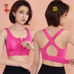 FlexLift Cross Side Support Bra – Breathable Full Coverage Everyday Comfort Bra - Image 3