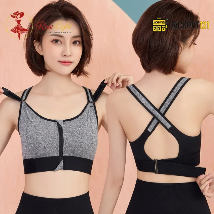 FlexLift Cross Side Support Bra – Breathable Full Coverage Everyday Comfort Bra - Image 5
