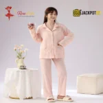 Blush Cloud Premium Textured Pajama Set