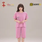 Blush Comfort Cotton Lounge & Sleepwear Set - Image 3