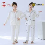 Cozy Charm Premium Button-Down Pajama Set